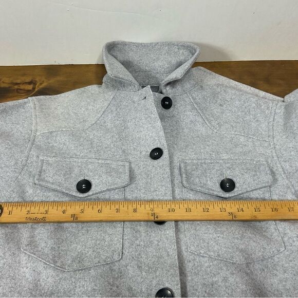 Zara Women’s Belted Overshirt/Shacket Gray Size XS - Picture 8 of 9